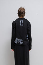 YOHJI YAMAMOTO - SS03 Button up cotton jacket with back patches