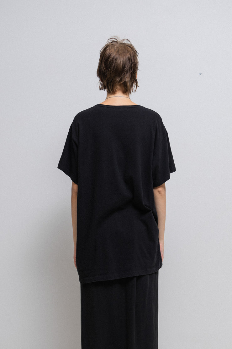 YOHJI YAMAMOTO POUR HOMME - SS20 Cotton top with buttoning details