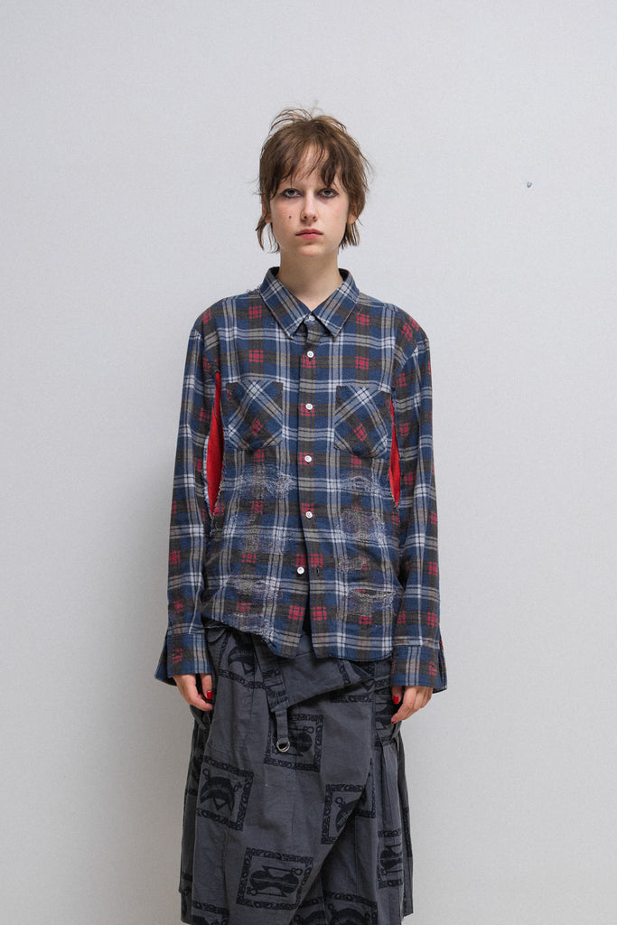 UNDERCOVER - SS05 « But Beautiful II » Cotton flannel shirt with front –  L'OBSCUR