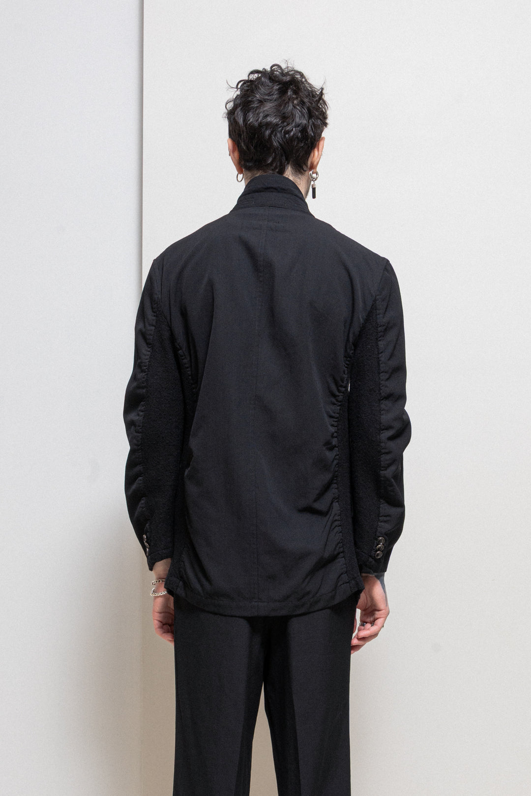 COMME DES GARÇONS HOMME - 2002 Wool jacket with textured inner