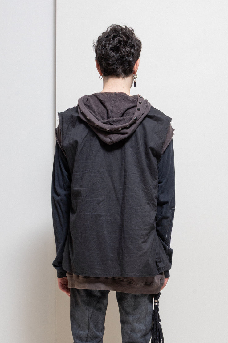 UNDERCOVER - SS06 « T. » Zamiang layered cotton hoodie – L'OBSCUR