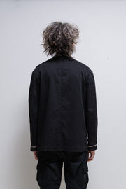 YOHJI YAMAMOTO POUR HOMME - SS03 Cotton jacket with contrasting piping