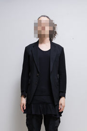 COMME DES GARÇONS HOMME PLUS - SS09 « Black is best » Cotton dress top with ruffles