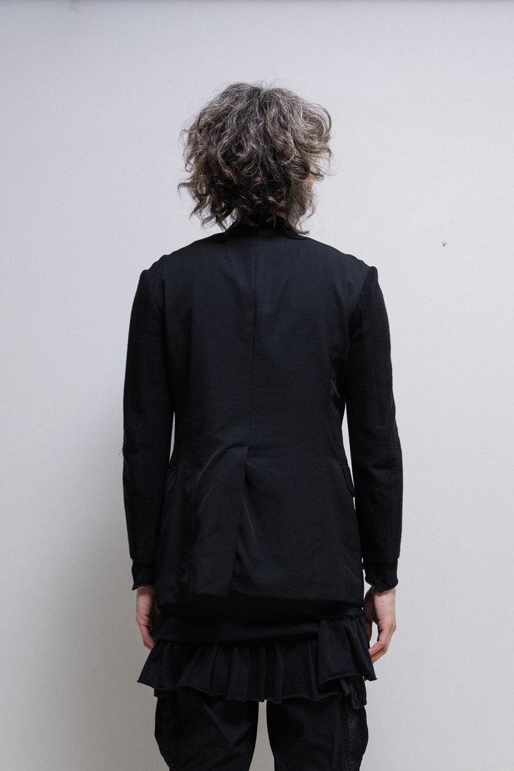 COMME DES GARÇONS HOMME PLUS - SS09 « Black is best » Cotton dress top with ruffles