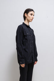 ISAMU KATAYAMA BACKLASH - Button up cotton overshirt