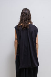 COMME DES GARCONS - Cotton top with a long back panel (90's)