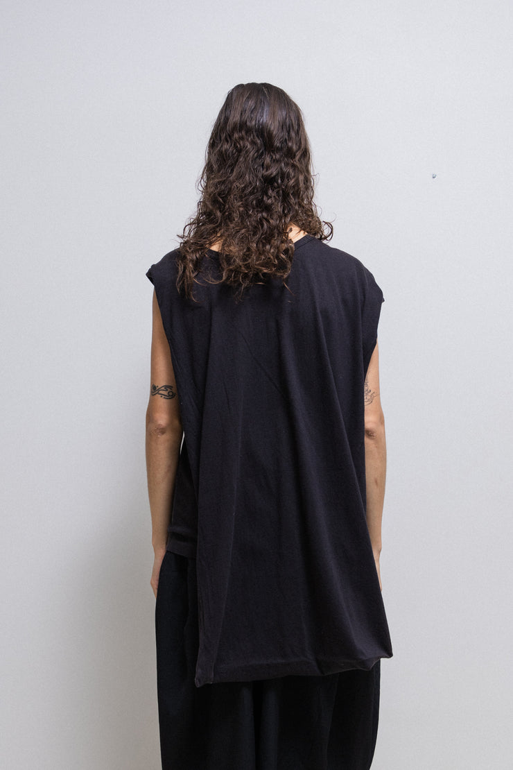 COMME DES GARCONS - Cotton top with a long back panel (90&