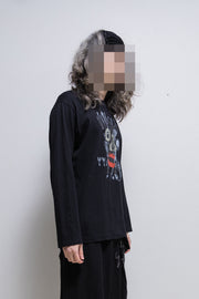 YOHJI YAMAMOTO POUR HOMME - SS24 Printed cotton longsleeves (runway)