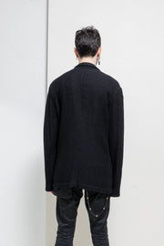 ANN DEMEULEMEESTER - Wool jacket with loose pockets – L'OBSCUR