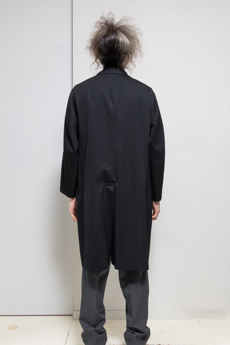 YOHJI YAMAMOTO POUR HOMME - FW98 Long wool coat with double