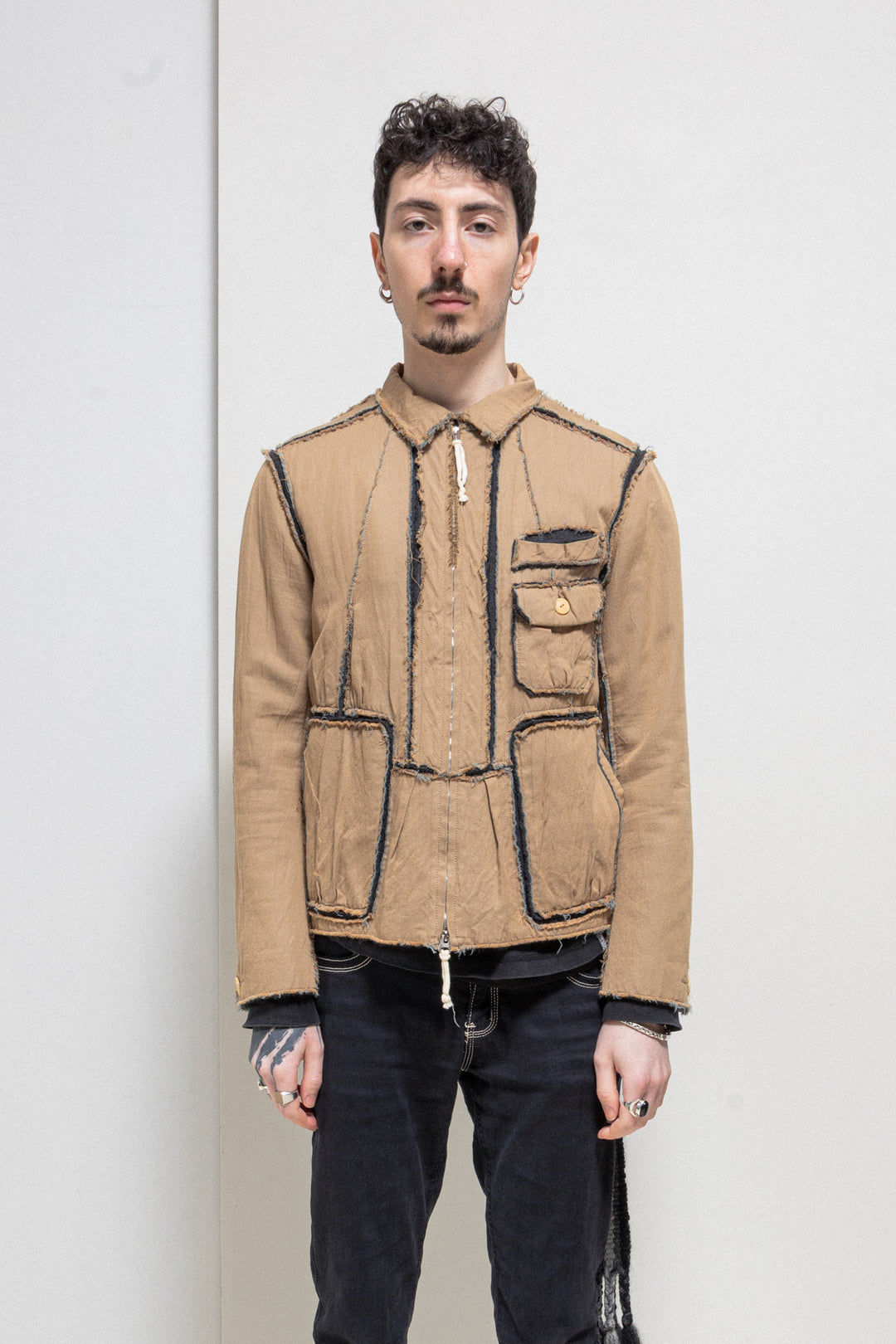 TAKAHIRO MIYASHITA THE SOLOIST - Early 2010's Cotton + wool zip up