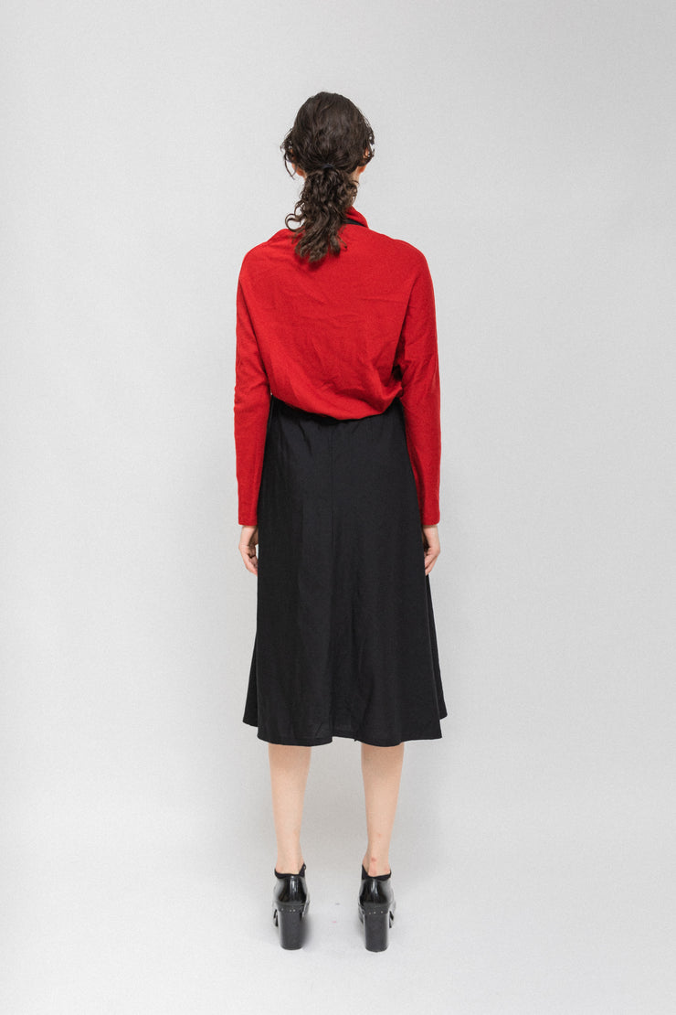 YOHJI YAMAMOTO - SS91 Apron gabardine skirt