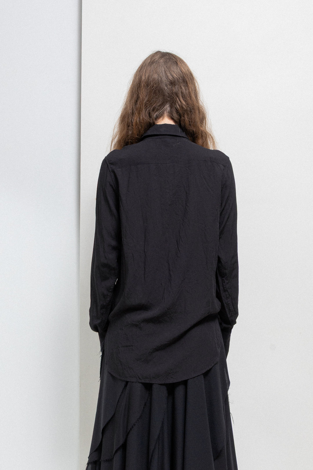 ANN DEMEULEMEESTER - SS20 Button up shirt with cutout details