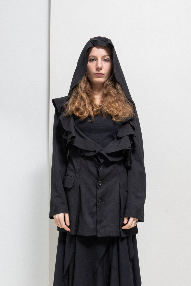 COMME DES GARÇONS - FW08 « Bad Taste » Hooded poly jacket with