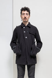 UNDERCOVER - FW96 « Wire » Textured coat with flap panels and