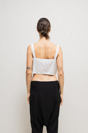 ANN DEMEULEMEESTER - SS94 Pleated cotton bra top (runway)