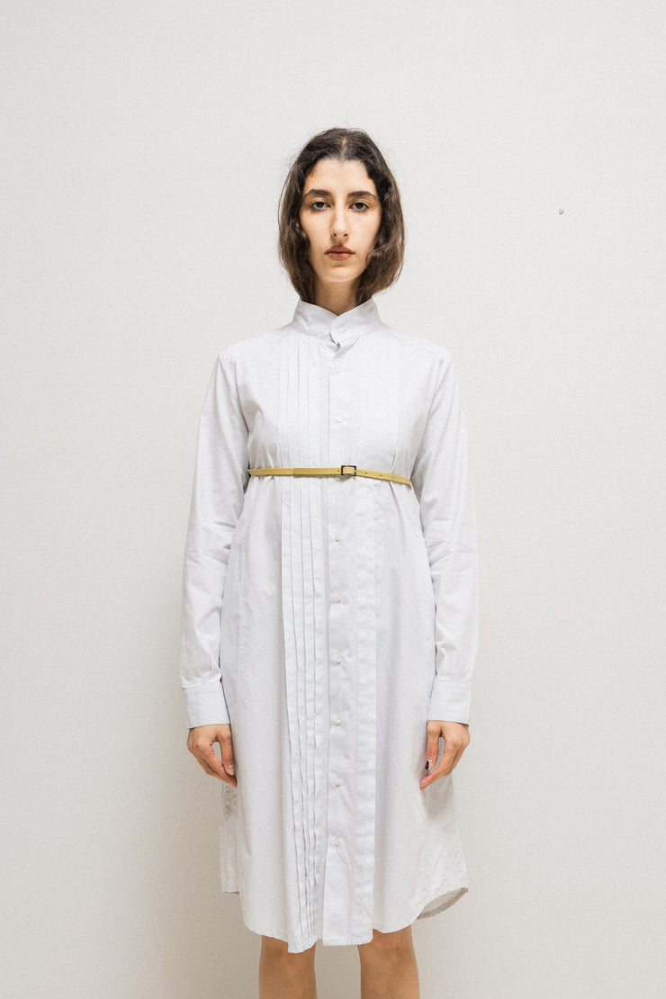 A.F VANDEVORST - SS07 Cotton shirt dress with chest belt detail