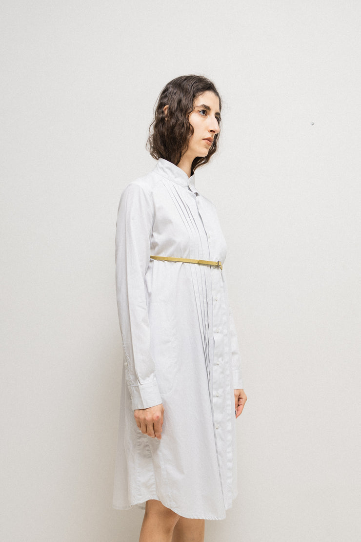 A.F VANDEVORST - SS07 Cotton shirt dress with chest belt detail