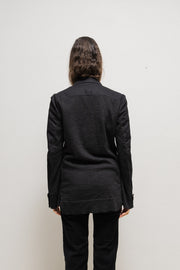 UNDERCOVER - FW04 « But Beautiful » Cotton jacket with button details and wool docking panels