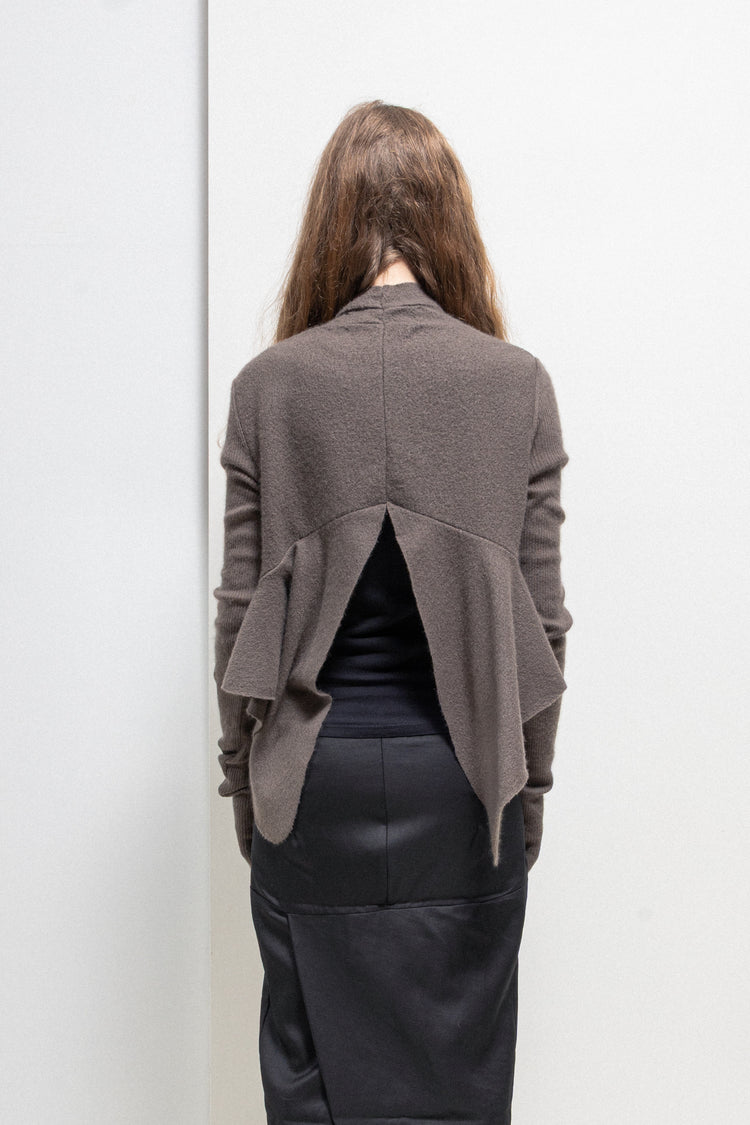 RICK OWENS FOR REVILLON - 2003 / 2006 Cashmere cropped cardigan