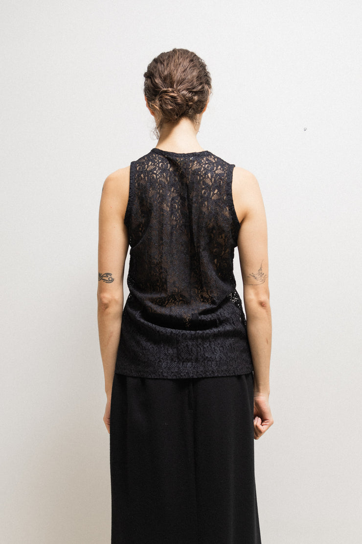 COMME DES GARÇONS - SS91 See-through lace top