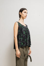 UNDERCOVER - SS03 "Scab" Peace bird patterned top