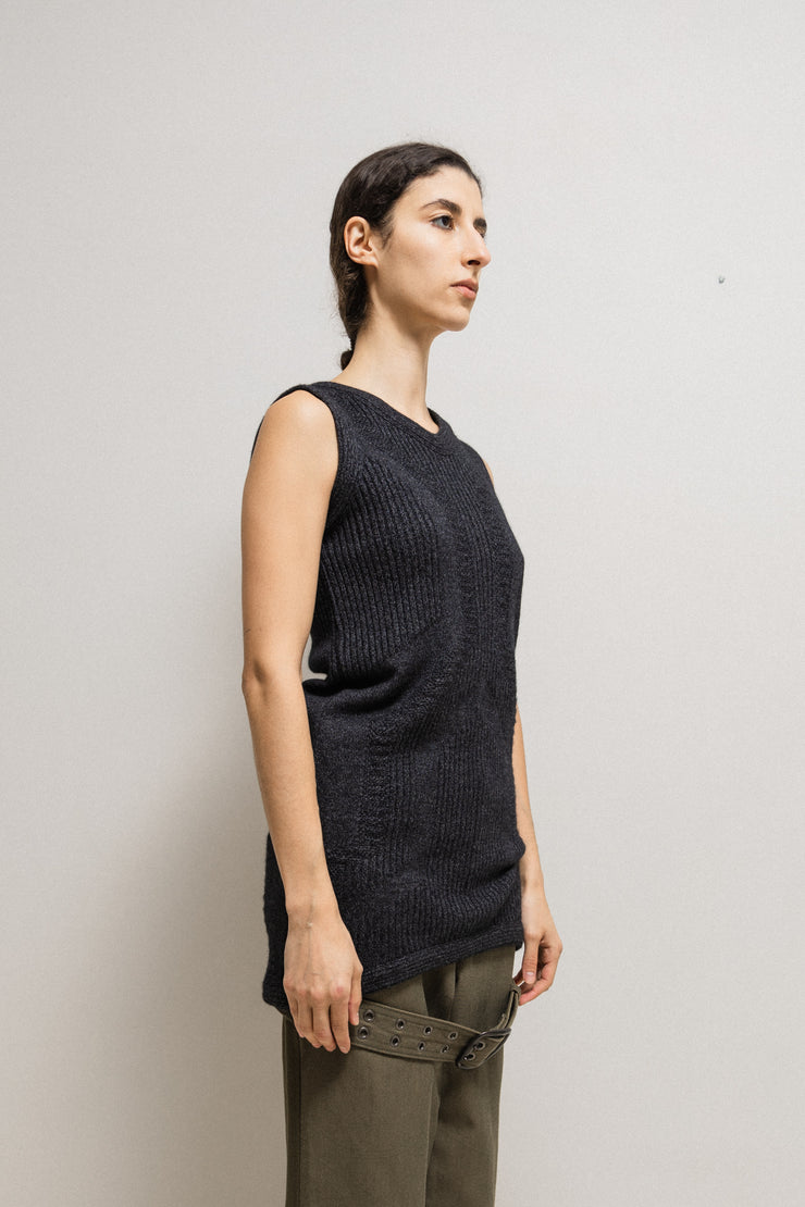 UNDERCOVER - FW09 "Earmuff maniac" Thick ribbed wool dress top