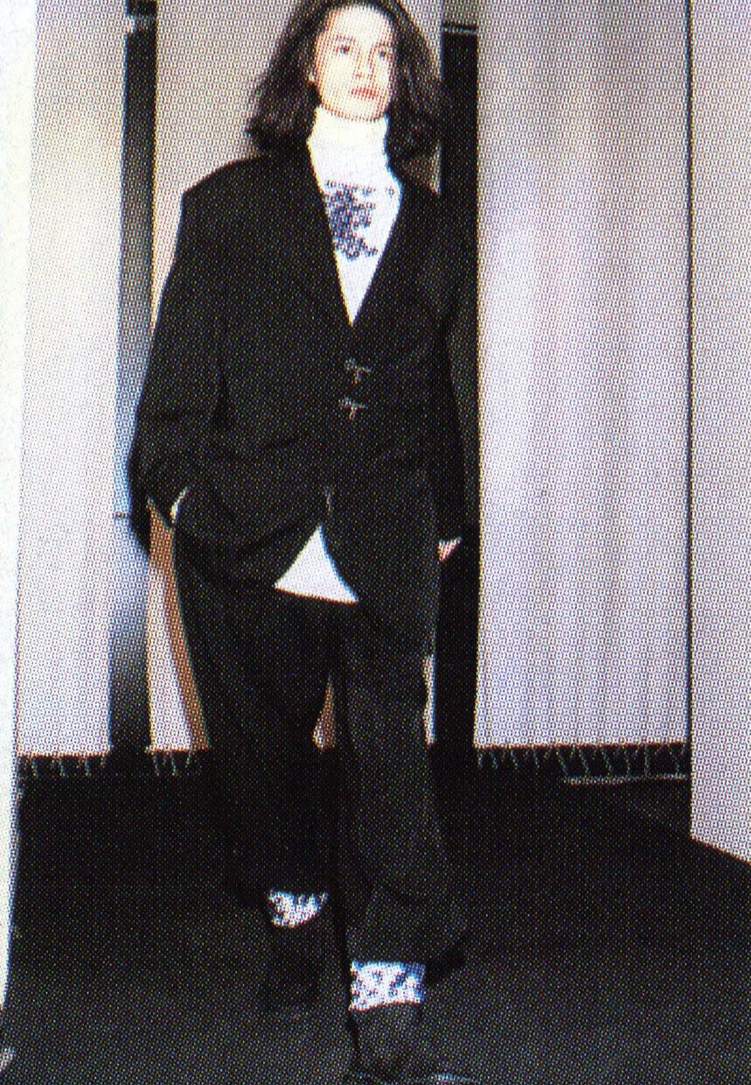 YOHJI YAMAMOTO POUR HOMME - FW86-87 Gabardine jacket with zipped