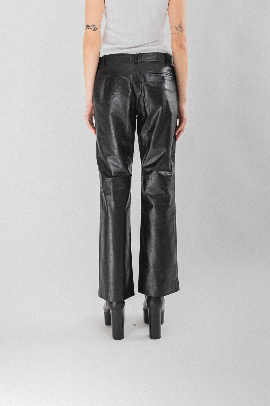 ANN DEMEULEMEESTER - SS01 Leather pants – L'OBSCUR
