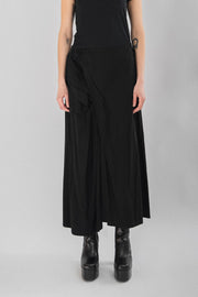 YOHJI YAMAMOTO - SS08 Long skirt with side knots and pleats