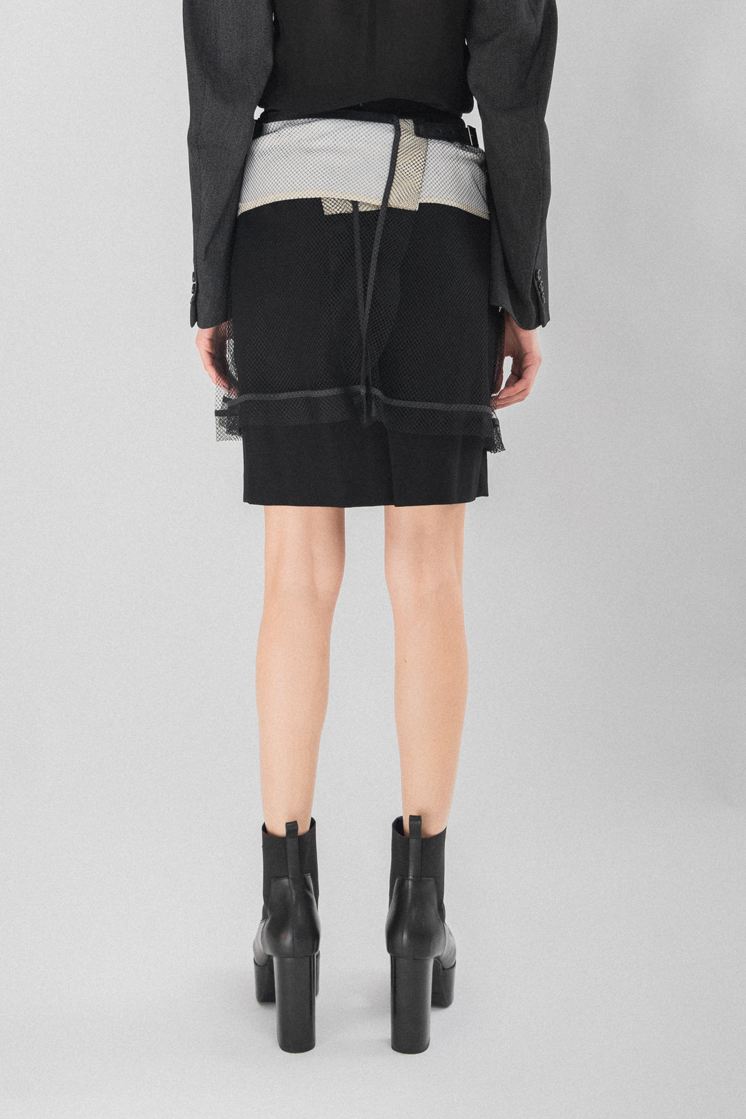 スカート 22SS COMME des GARCONS lame skirt Comme des Garçons // BLACK Black Pleated Midi Skirt – VSP