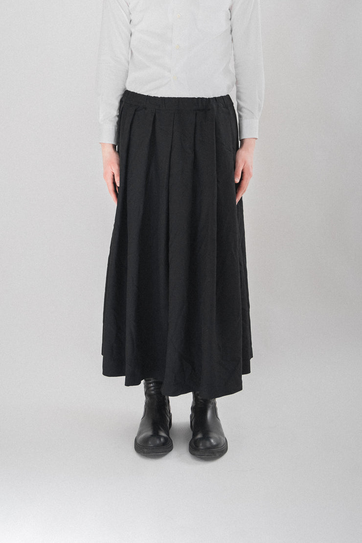 COMME DES GARCONS BLACK - Puffy pleated skirt