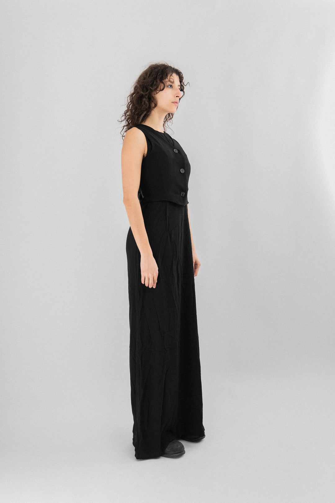 トップス Ann Demeulemeester mesh vest Vintage Ann Demeulemeester Velvet Flocked Mesh Vest – Recess
