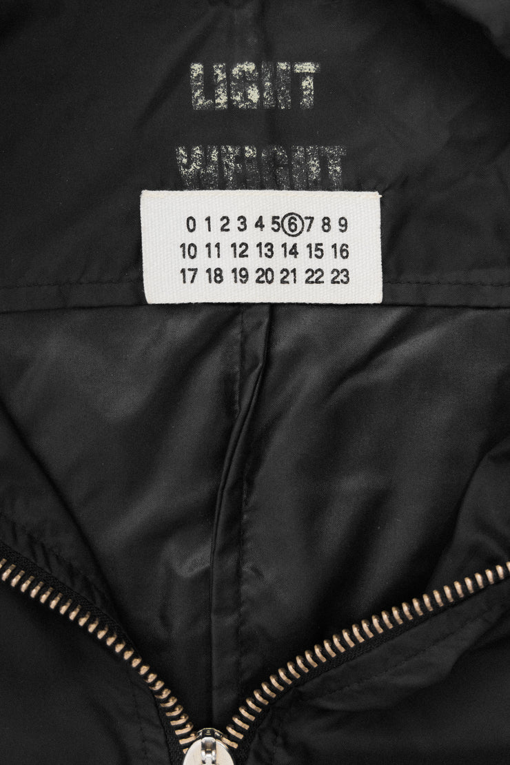 MARTIN MARGIELA - SS02 Black nylon cropped jacket