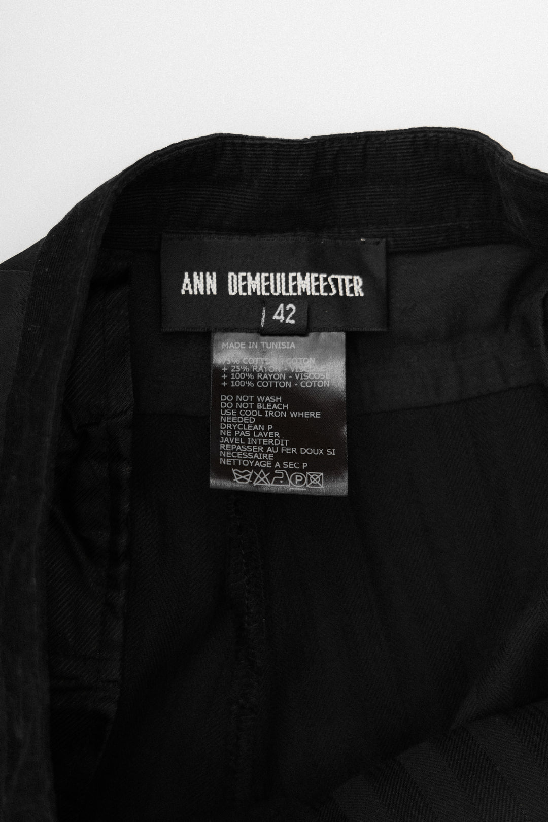 ANN DEMEULEMEESTER - SS05 Striped pants (runway) – L'OBSCUR