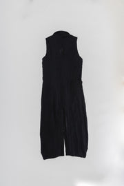 COMME DES GARCONS - SS93 "ULTRASIMPLE" Textured long mesh dress