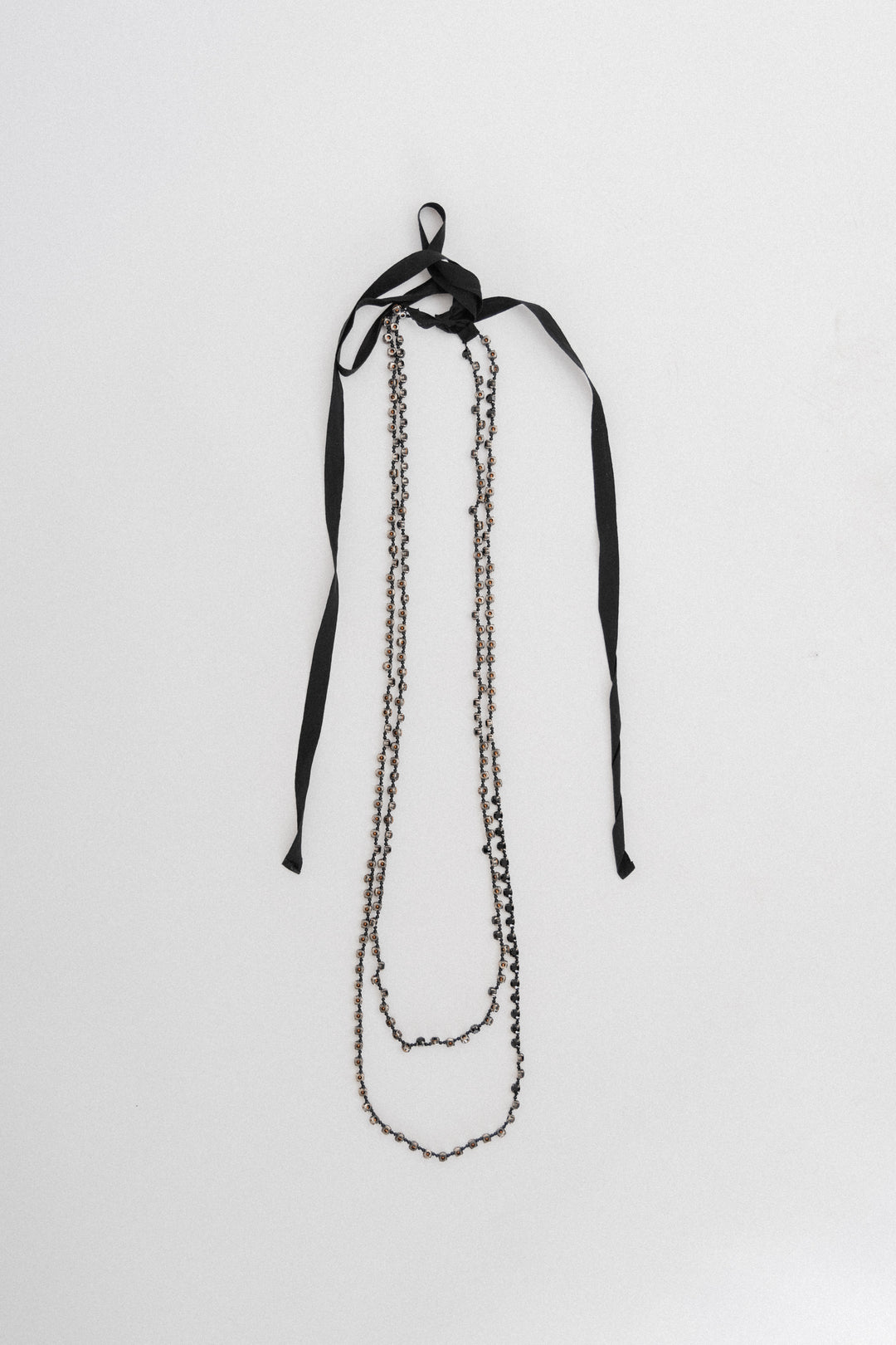 ANN DEMEULEMEESTER - SS09 Silver ribbon necklace – L'OBSCUR
