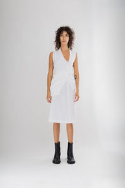 MARTIN MARGIELA - FW07 White label slit skirt (runway)