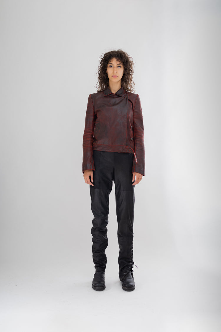 本人期　ANN DEMEULEMEESTER leatherjacket Ann Demeulemeester jacket from AW11 : r/leatherjacket