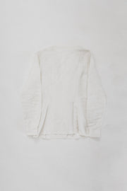 YOHJI YAMAMOTO - Triple buttoning linen shirt (late 80's)
