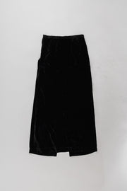 YOHJI YAMAMOTO - FW05 Velvet skirt with pockets