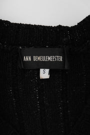 ANN DEMEULEMEESTER - V Neck knitted sweater (90's)