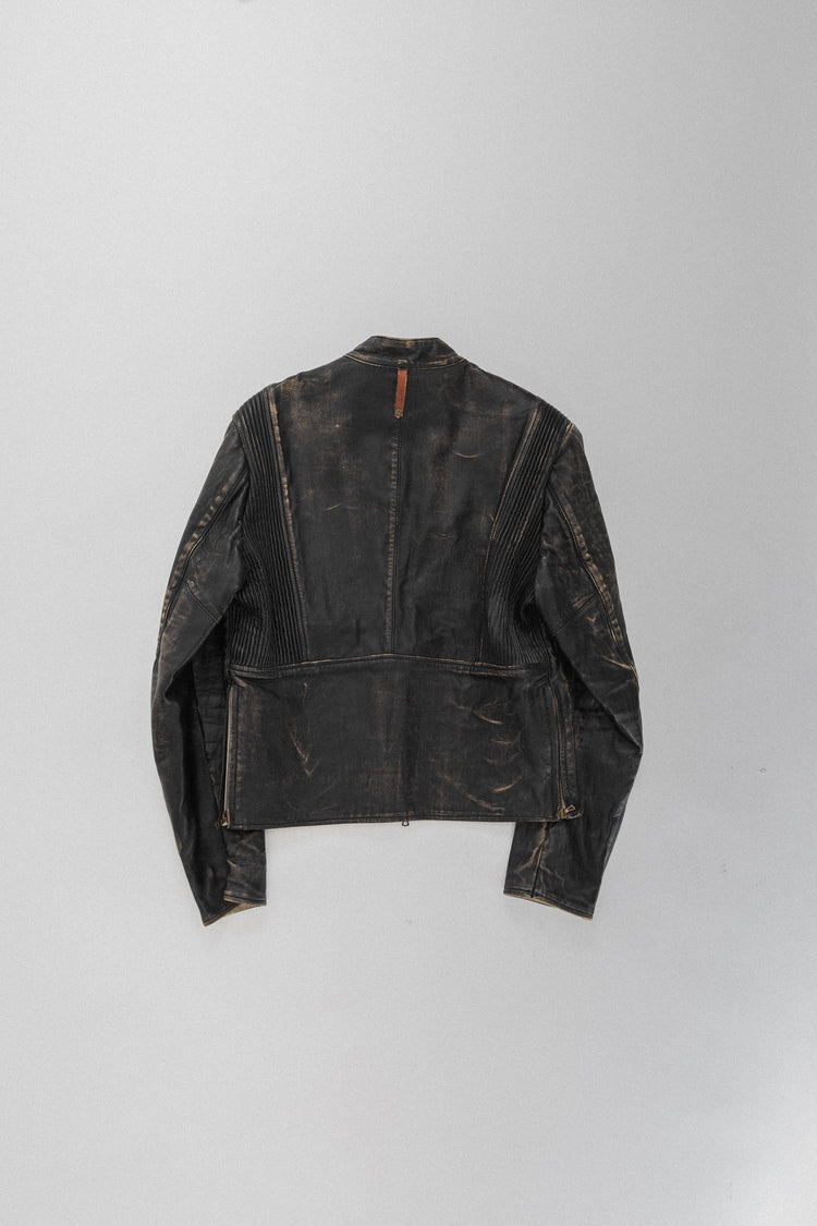 ISAAC SELLAM - Rider lamb leather jacket – L'OBSCUR