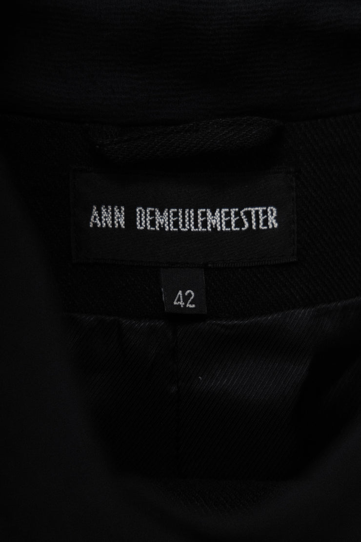 ANN DEMEULEMEESTER - FW09 Officer jacket with metallic buttons