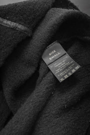 ISAAC SELLAM - Leather stitching knit
