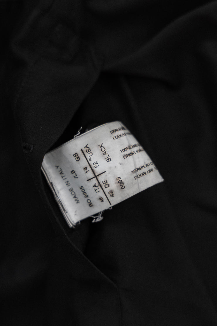 RICK OWENS - SS11 ANTHEM Sleeveless leather jacket