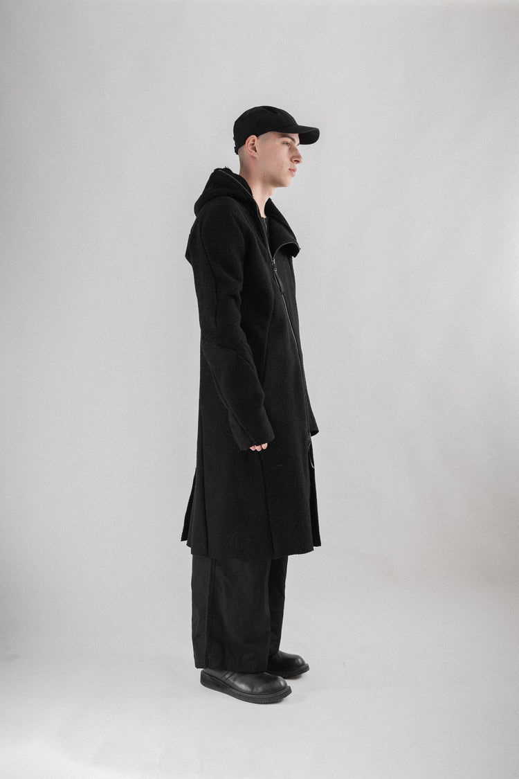 ジャケット・アウター LEON EMANUEL BLANCK Trench Coat hide-m | LEON EMANUEL BLANCK Trench Coat, black cotton/ea