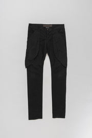RICK OWENS - SS10 RELEASE Black pants with side panels
