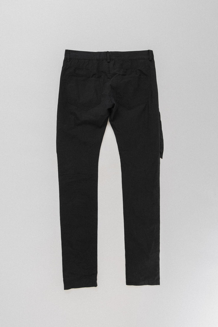 RICK OWENS - SS10 RELEASE Black pants with side panels