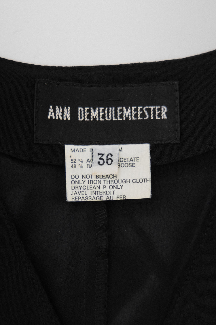 ANN DEMEULEMEESTER - FW93 Long button up vest (runway) – L'OBSCUR